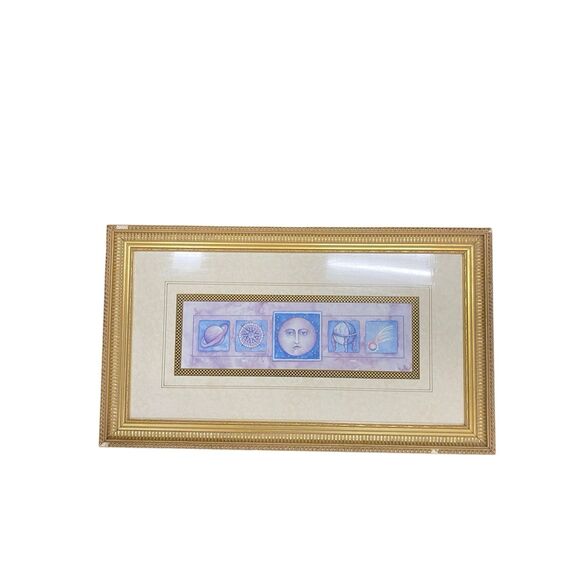 RARE Mary Beth Zeitz celestial Whimsigoth art print 90s vintage moon 2 - Picture 11 of 11